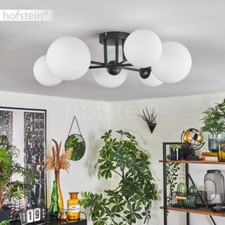 Decken Lampe Glas weiß Flur