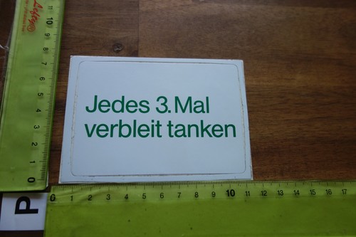 Alter aufkleber tankstelle - alter,