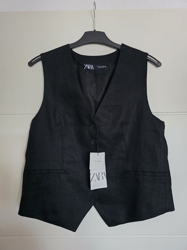 Zara leinenweste neu - zara,