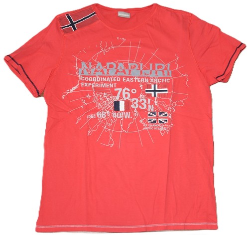 Napapijri shirt rot herren - napapijri, t-shirt
