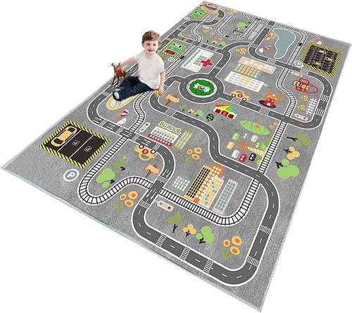 Kinderspielteppich auto stadt - kinderspielteppich,