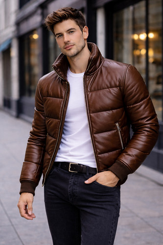 Herren echt schafsleder - herren, puffer