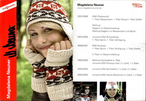 Magdalena neuner autogramm - magdalena,