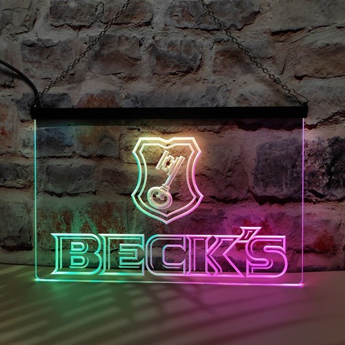 Beck becks bier - beck's, schild