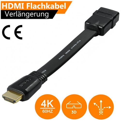 Hdmi verlängerung flachkabel - hdmi,