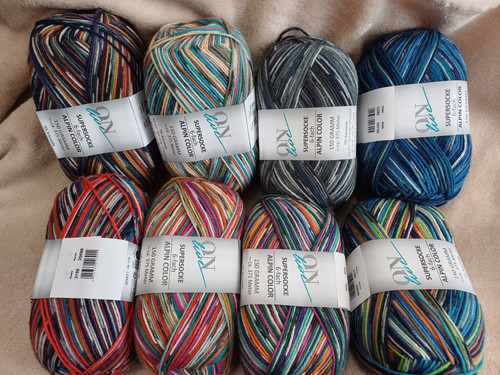 Sockenwolle fach alpin color - sockenwolle,