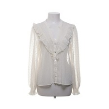 Zara, Bluse, Größe: M, Weiß, Damen #TOX