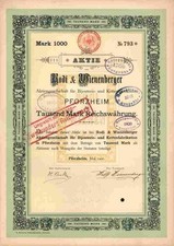 Rodi & Wienenberger AG 1906 Pforzheim ROWI Schäfenacker Fixoflex Uhrenbänder  BW