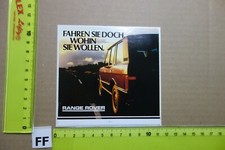 Alter Aufkleber Verkehr Automobil Werkstatt RANGE ROVER Jaguar