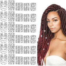 Silber Haarschmuck Dreadlocks