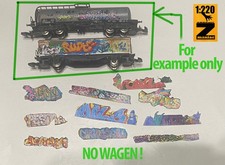 10x Graffiti zum Aufkleben -