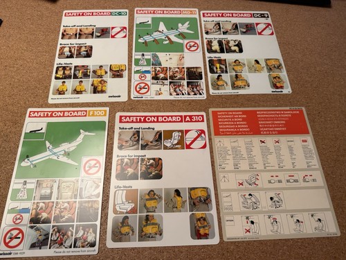 Swissair balair safety - 6x, swissair/balair