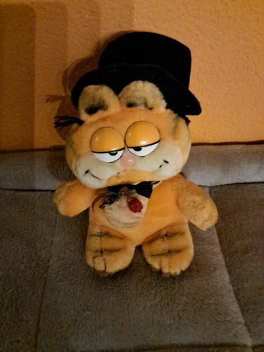 Garfield mit hut - hut, plüschtier