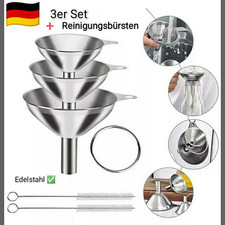 3er Set Küche Mini Trichter