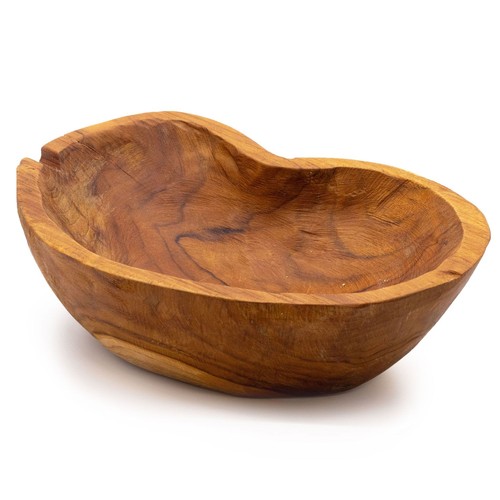 Dekoschale obst teakholz - dekoschale,