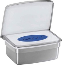 Feuchttücherbox  hochwertigem Edelstahl-freistehend oder zur Wandmontage B-Ware