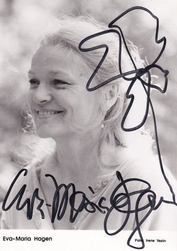 Autogramm eva maria - -, hagen