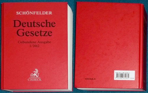 Schönfelder deutsche gesetze - deutsche,