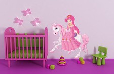 Prinzessin auf Pony Pferd