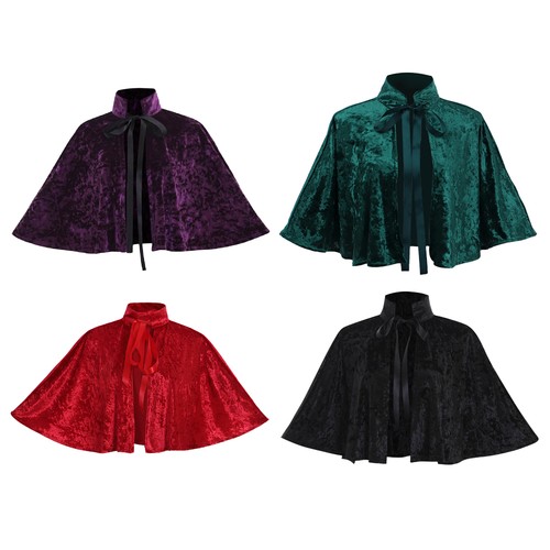 Velvet cape short - cape,short, renaissance