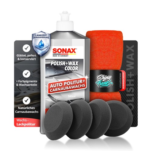 Sonax polish wax 500ml - sonax,