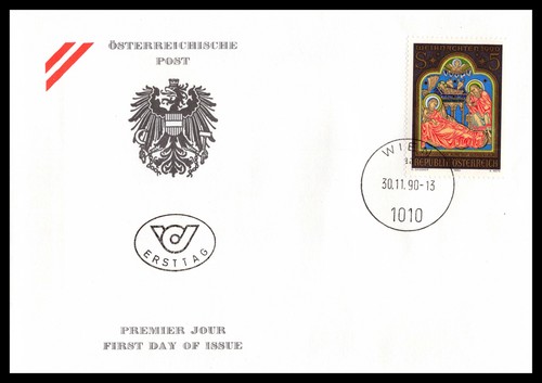 österreich fdc 1990 wien - 1990,