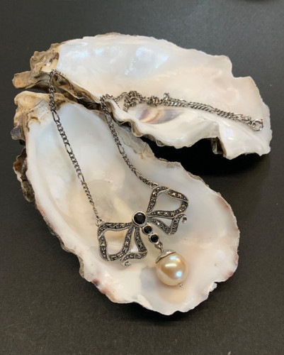 Edles art déco collier - collier, •