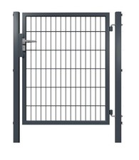 Gartentor Edelstahl-Klinke Tor Gartentür Doppelstabmattenzaun Zauntor Zauntür