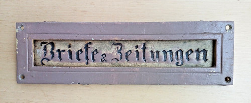 Original antike briefklappe - original,