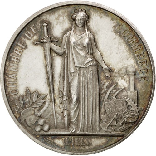 Frankreich medal second - medal,,