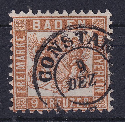 Baden 1862 wappen - 1862, kreuzer
