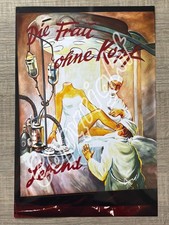 XXL Foto Schaubude DIE FRAU OHNE KOPF - Malerei Kirmes Schausteller Modellbau