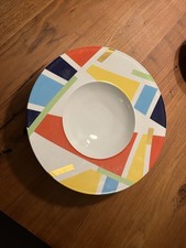 KPM Urania Obstschale (Erstausformung 1948)mit polychromen Farbflächen