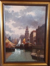 E. VIGANÒ Ölgemälde Im