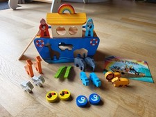 Arche Noah Holz | Holzspielzeug ab 1 2 3 Jahr Kinder | Taufgeschenke 