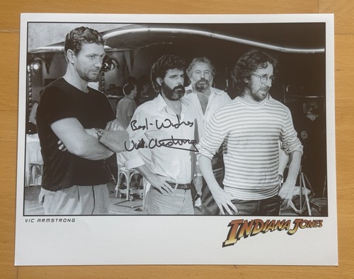Vic armstrong signed - signed, indiana