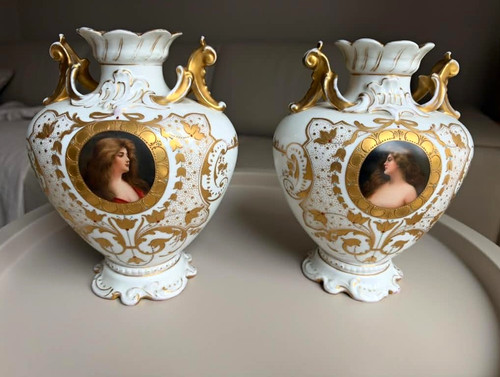 Prunkvasen paar royal bonn - prunkvasen,