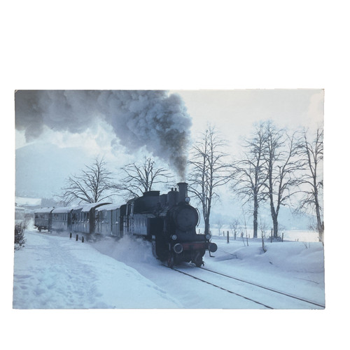 Postkarte zug eisenbahn - postkarte, ak