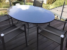 Tischplatte Granit oval 