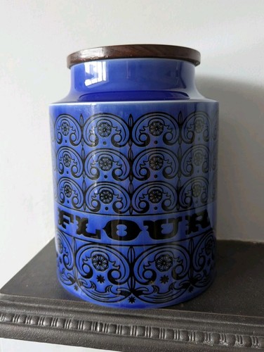 Vintage hornsea mehl blau - vintage,