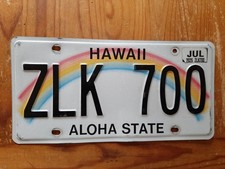 Originales USA Nummernschild aus HAWAII*TOP*TOP*TOP*
