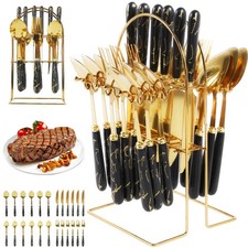 Edelstahl Besteckset 24-teilig