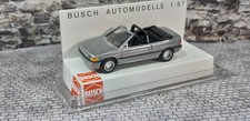 Busch 45705 FORD Escort cabrio silber metallic offenes Verdeck inkl. OVP Spiegel
