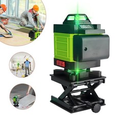 Kreuzlinienlaser Grün 4x360°,Baulaser Kreuzlaser Linienlaser Selbstnivellierende