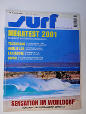 SURF MAGAZIN 1/01, GAASTRA GTX 7.0, GTR,GUN SAILS FREERACE,NAISH STEALTH,N PRIDE