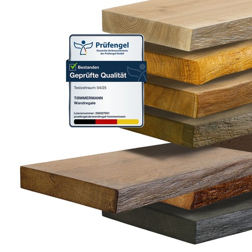Wandregale holzregal mit - 90,