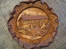 Wandteller Bild Holz