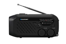 Blaupunkt ER10 Touristenradio mit Kurbel-Dynamo FM-Tuner SOS Solar-Taschenlampe