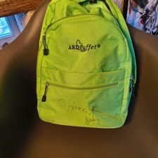 Rucksack ⭐️für Sammler  ⭐️ARD Buffet   ⭐️ grün  ⭐️ mit Autogrammen