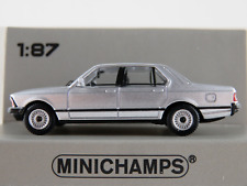 Minichamps 870 020401 BMW 7er (1977-1982) in silbermetallic 1:87/H0 NEU/OVP